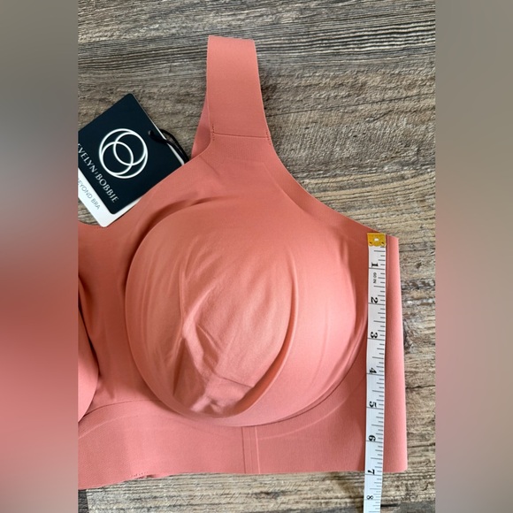 Evelyn Bobbie Size 2X The Beyond Bra Dusty Rose Mauve Pink Wireless Comfort - Picture 6 of 12